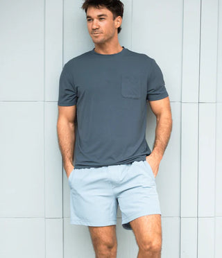 Southern Shirt Company Max Comfort Pocket Tee in Dark Slate