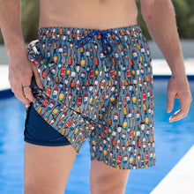 Old South Buoy - Lined Swim Trunks