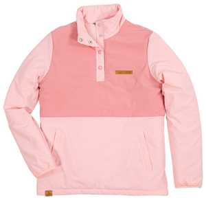 Simply Southern Quarter Zip Jacket in Pink