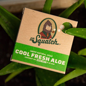 Dr. Squatch Men's Natural Soap Cool Fresh Aloe