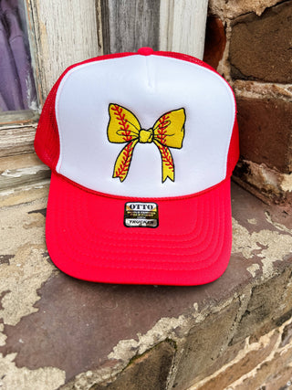 Softball Bow Foam Trucker