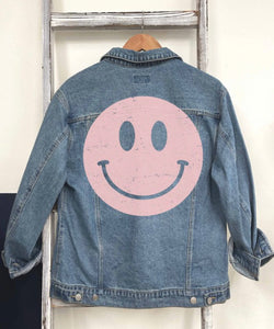 Smiley Face Denim Jacket