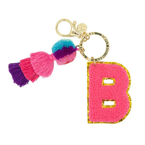 Simply Southern Initial Varsity Keychain