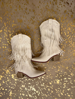 Nashville Fringe Cowboy Boots final sale