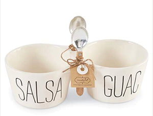 Mud Pie Salsa and Guac Double Dip Set