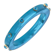Renee Resin and Rhinestone Bangle (5 Colors