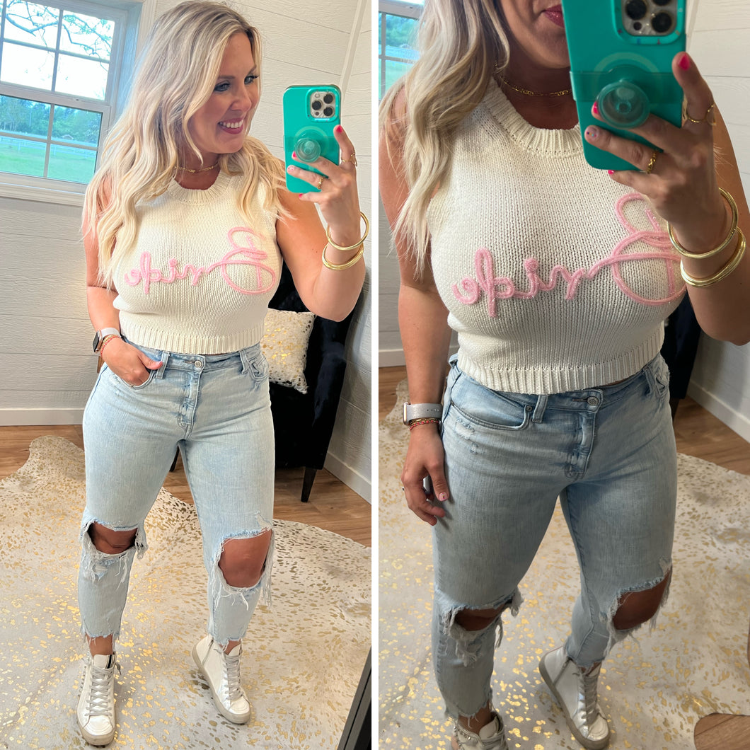 Bride Sweater Tank
