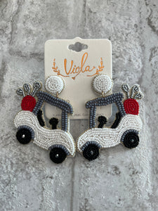 Country Club Riding Earrings