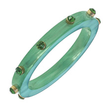 Renee Resin and Rhinestone Bangle (5 Colors