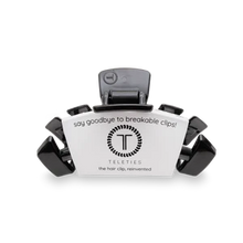 Jet Black Teletie Medium Clip